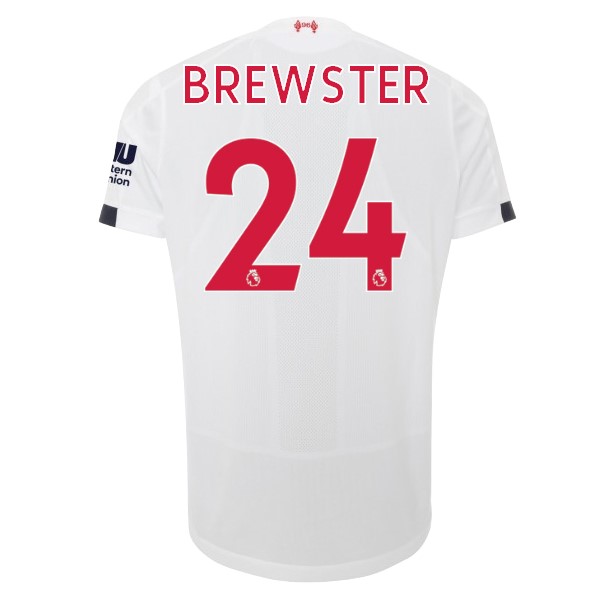 Camiseta Liverpool NO.24 Brewster 2ª 2019/20 Blanco